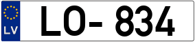 Truck License Plate